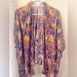Purple & Gold Bohemian wrap